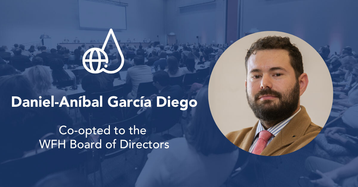 Daniel-Aníbal García Diego co-opted to WFH Board of Directors