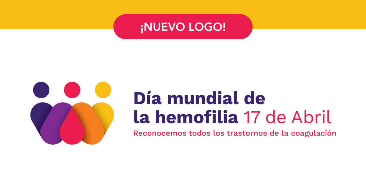 Día mundial de la hemofilia: ¡Nuevo logo, misma celebración!