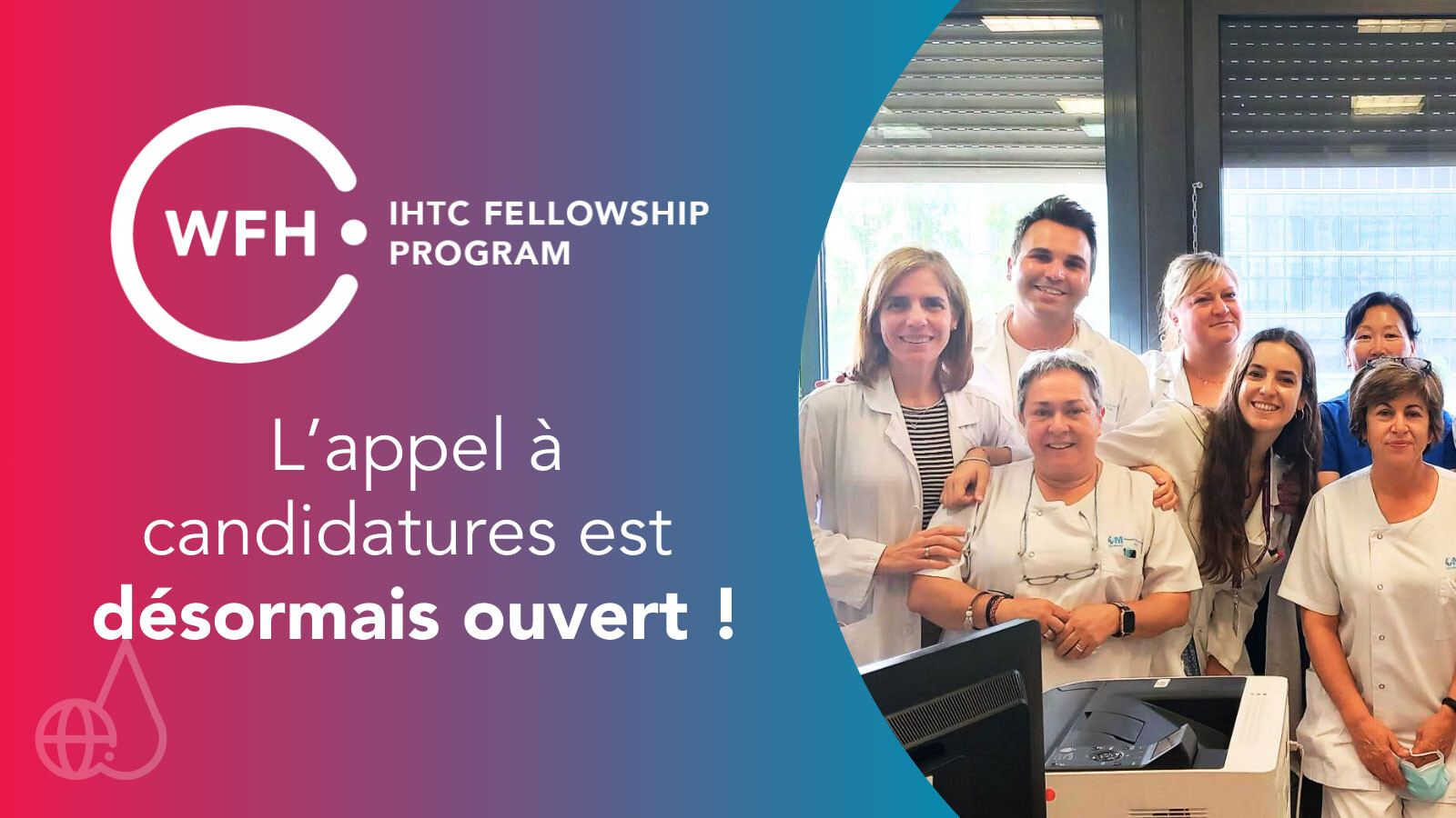 Appel à candidatures pour le programme de bourses 2024 de la FMH des Centres internationaux de formation en hémophilie !