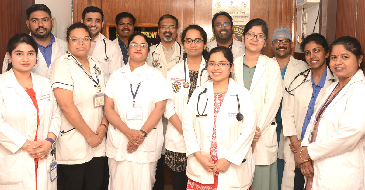Members of the Ludhiana hemophilia treatment centre (HTC).