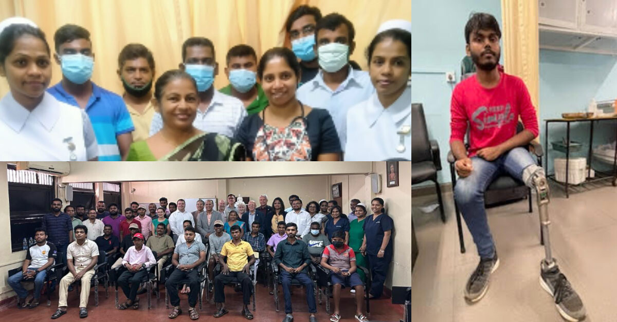 WFH support allows young Sri Lankan to walk again