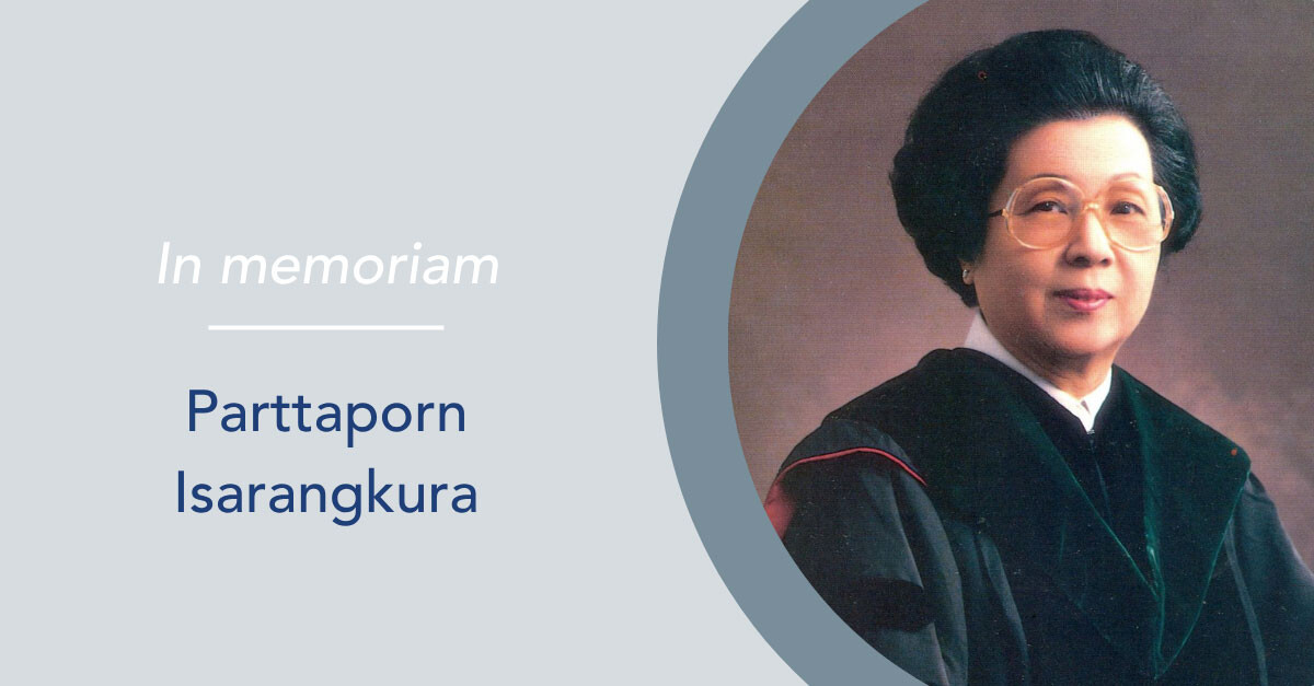 WFH mourns passing of Parttaporn Isarangkura