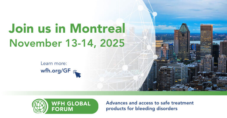 Registration now open: join us for the 14th WFH Global Forum