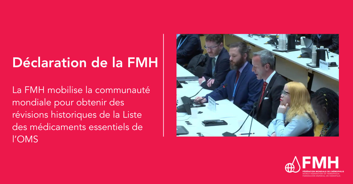 La FMH mobilise la communauté mondiale pour obtenir des révisions historiques de la LME de l’OMS