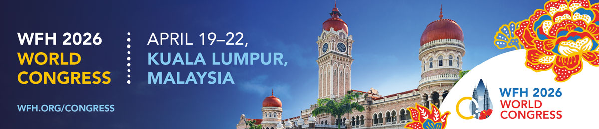 Register for the WFH 2026 World Congress