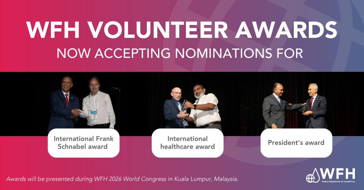 WFH volunteer awards: call for nominations now open 2025