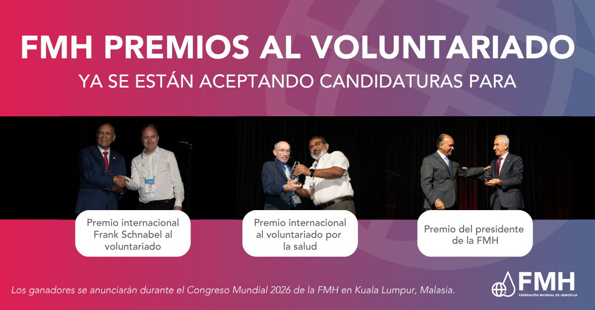 Premios al voluntariado de WFH: ya está abierta la convocatoria para presentar candidaturas
