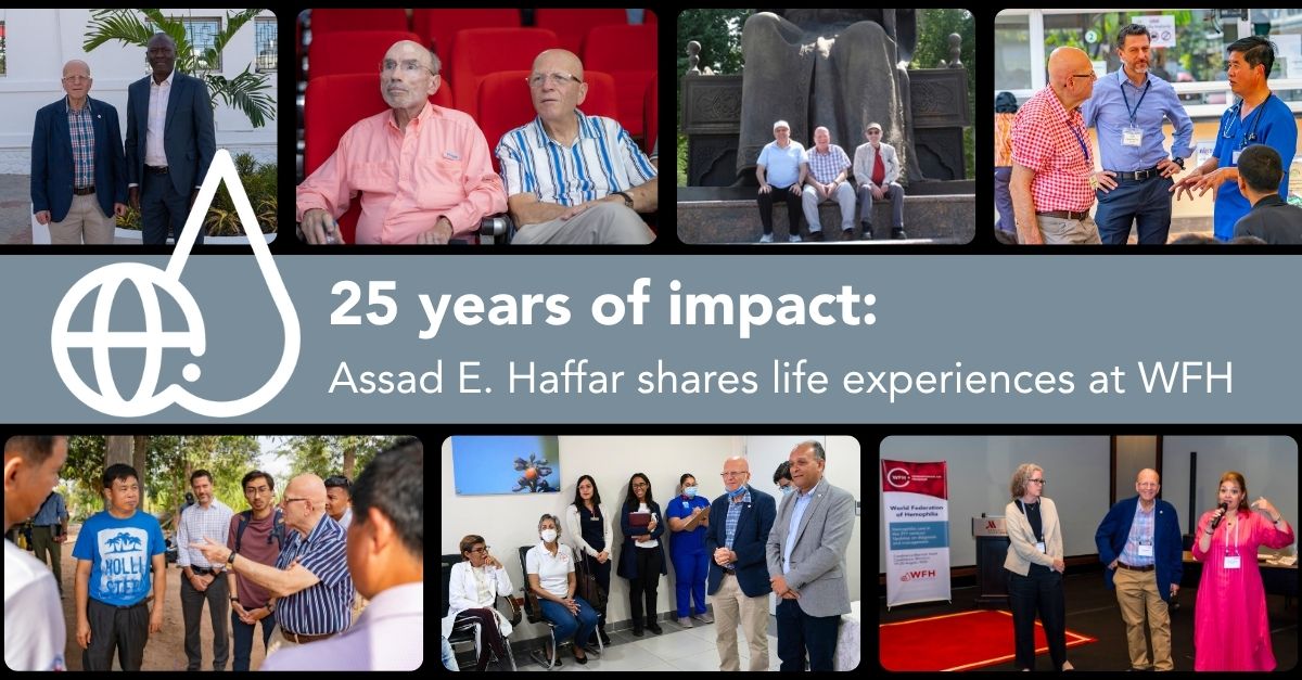 25 years of impact: Assad E. Haffar shares life experiences at WFH