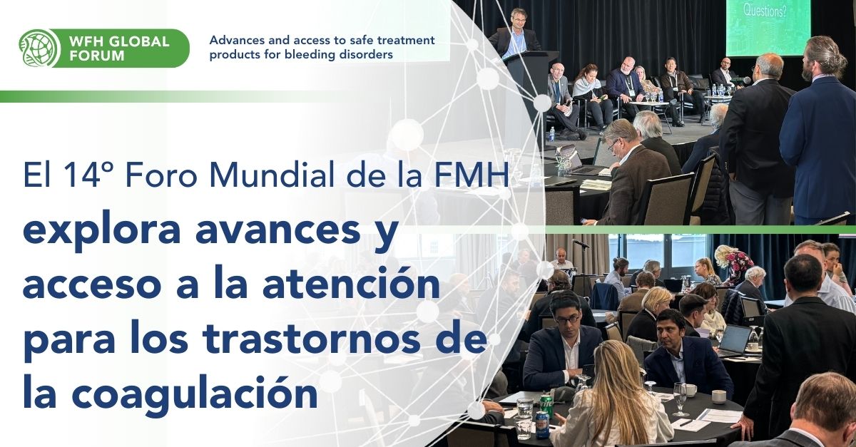 El 14º Foro Mundial de la FMH explora avances y acceso a la atención para los trastornos de la coagulación