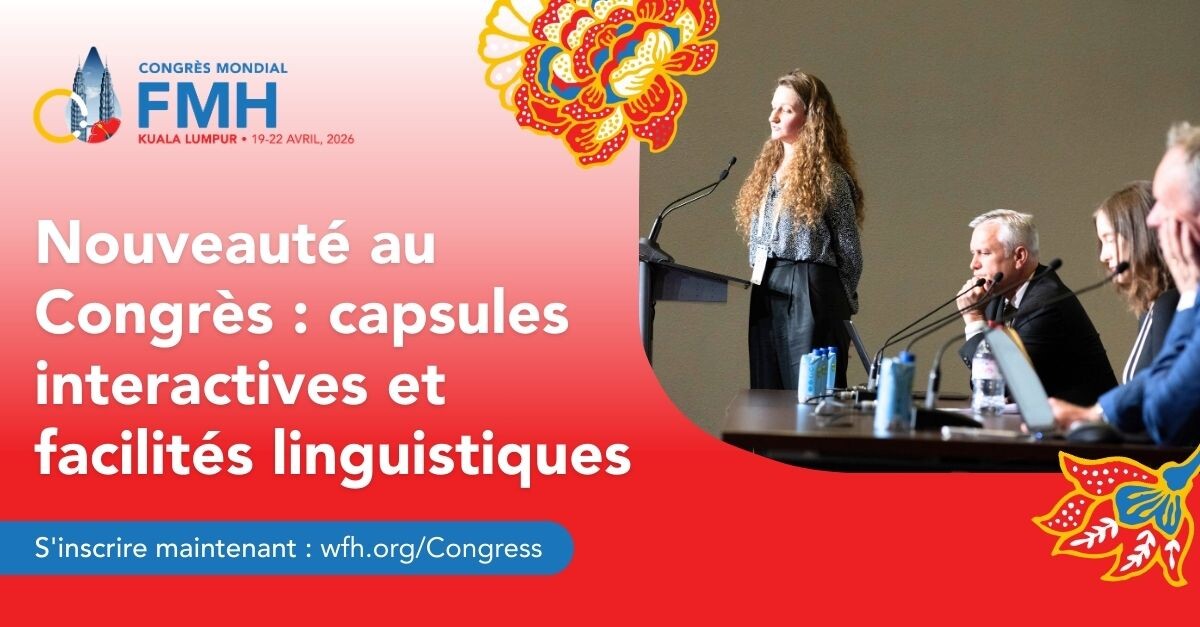 Nouveauté au Congrès : capsules interactives et facilités linguistiques